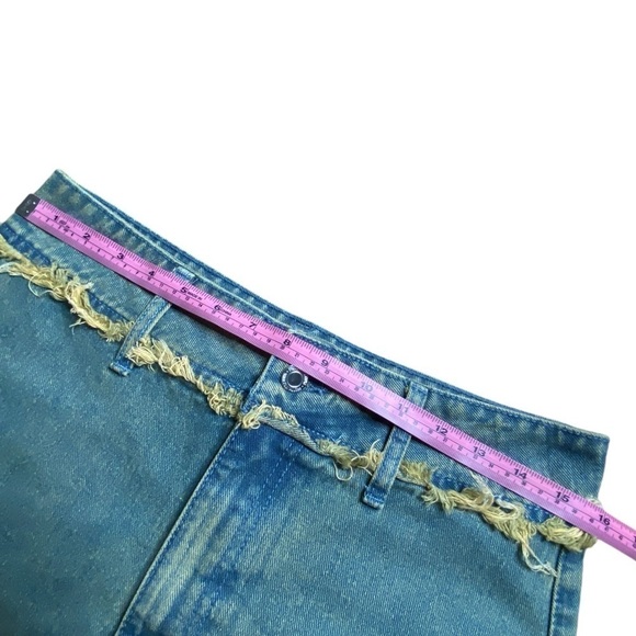 PrettyLittleThing Tall Distressed Detail High Waist Wide Leg Jeans Women’s Size4 - Picture 8 of 13